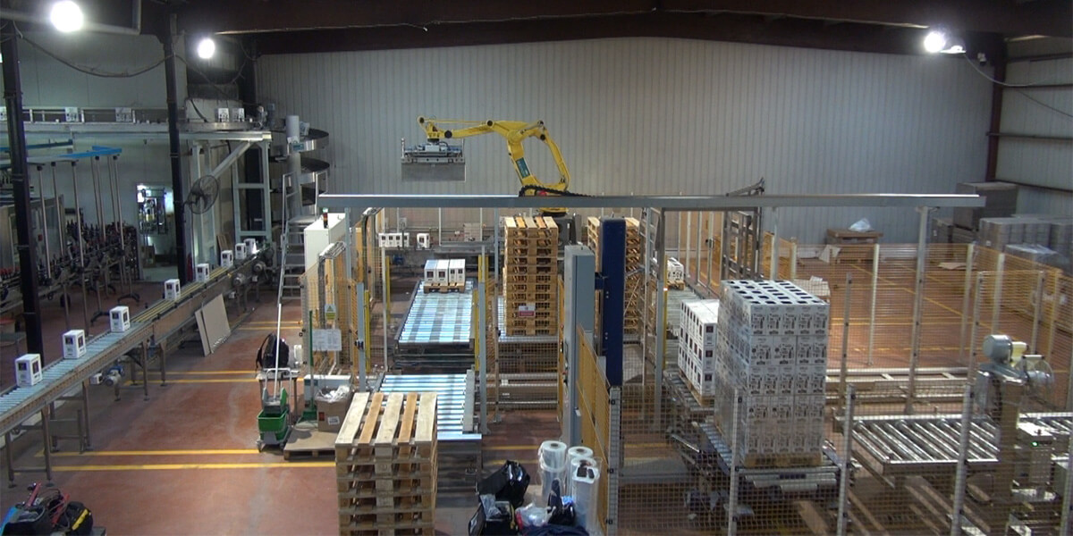 sorting and palletizing