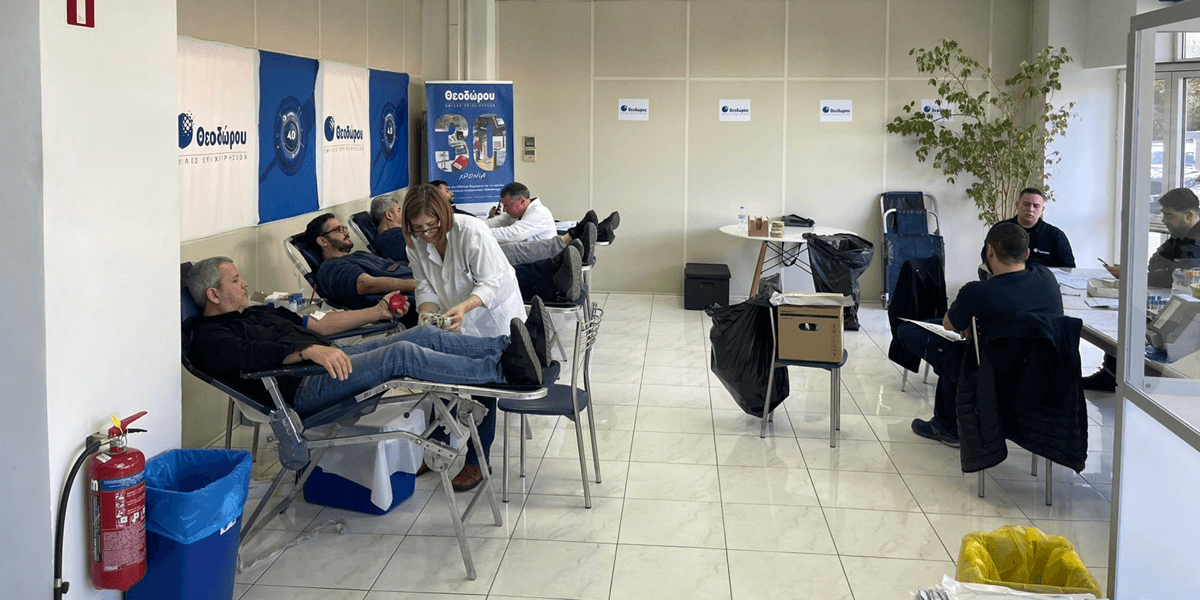 Voluntary Blood Donation at THEODOROU GROUP